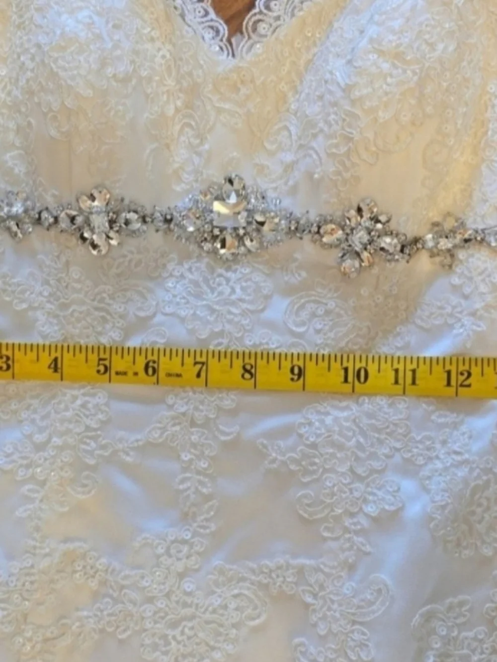 DaVinci Wedding Dress Size 8 - Picture 6 of 10